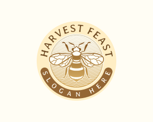 Bee Insect Wing logo design