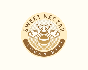 Bee Insect Wing logo design