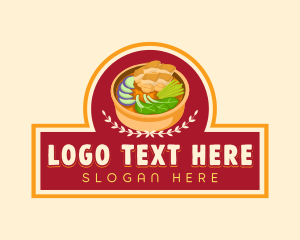 Roasted Pig - Oxtail Beef Stew logo design