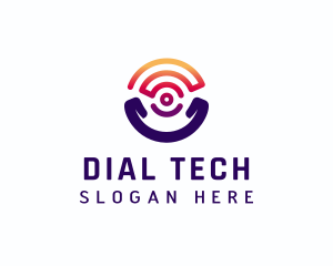 Dial - Call Telephone Network logo design