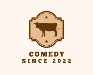 Slaughterhouse - Cow Rodeo Steakhouse Ranch logo design