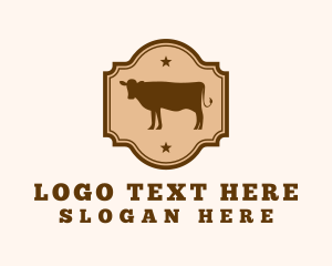 Cow Rodeo Steakhouse Ranch Logo