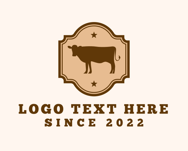 Star - Cow Rodeo Steakhouse Ranch logo design