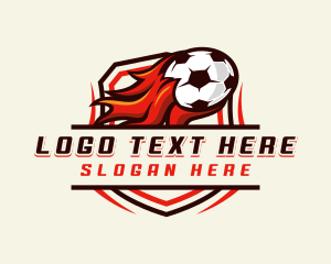 Sports Gear - Soccer Shield League logo design