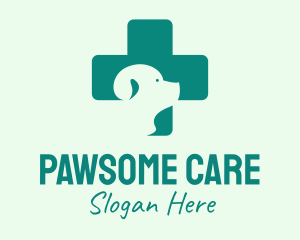 Dog Vet Cross logo design