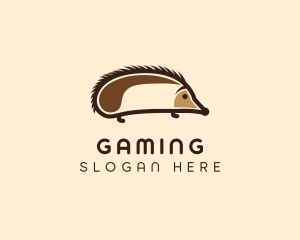 Cute Hedgehog Animal Logo