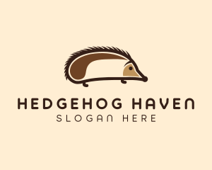 Hedgehog - Cute Hedgehog Animal logo design