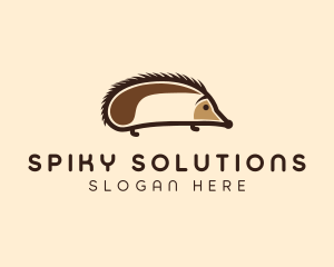 Porcupine - Cute Hedgehog Animal logo design