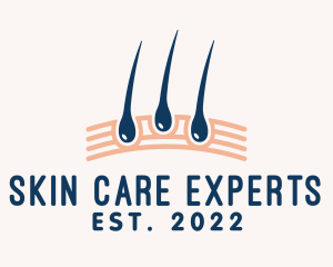 Skin Hair Dermatology  logo design