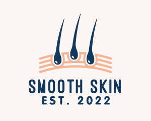 Skin Hair Dermatology  logo design