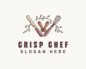 Baking Utensils Whisk logo design