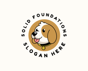 Hound - Puppy Dog Veterinary logo design