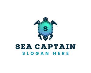 Animal Sea Turtle logo design