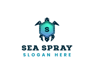 Animal Sea Turtle logo design