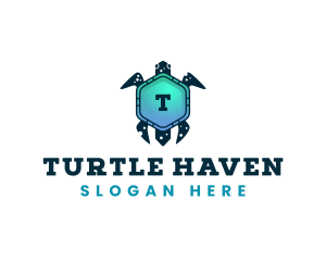 Turtle - Animal Sea Turtle logo design