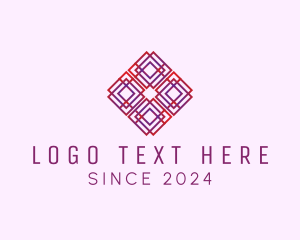 Polygonal - Professional Square Line Art logo design