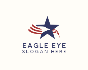 American Eagle Star Club logo design