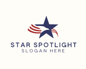 American Eagle Star Club logo design