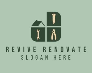 House Renovation Tools logo design