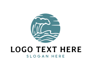 Lagoon - Ocean Sea Wave logo design