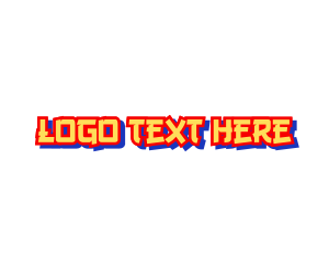 Anime - Retro Japanese Wordmark logo design