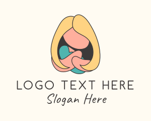 Obstetrician - Mother & Baby Childcare logo design