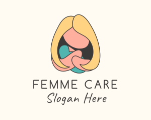 Gynecologist - Mother & Baby Childcare logo design