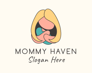 Mommy - Mother & Baby Childcare logo design
