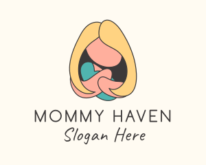 Mother & Baby Childcare logo design