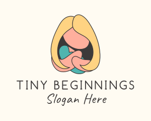 Neonatal - Mother & Baby Childcare logo design