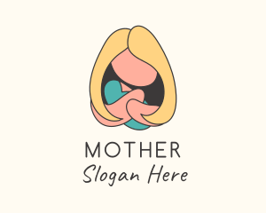 Mother & Baby Childcare logo design