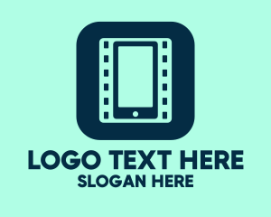 Smartphone - Digital Film Application logo design