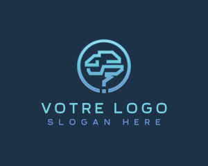 Automated - Digital Brain Technology logo design