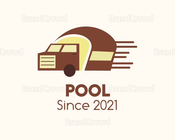 Brown Loaf Truck Logo