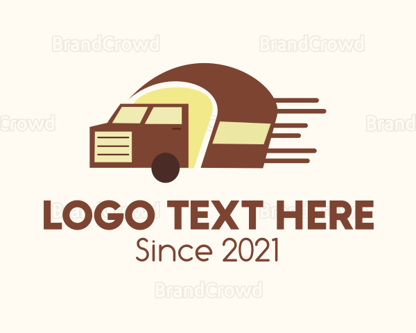 Brown Loaf Truck Logo