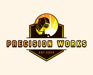 Machinist - Welder Metalwork Machinist logo design