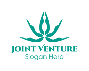 Joint - Cannabis Leaves Vape logo design