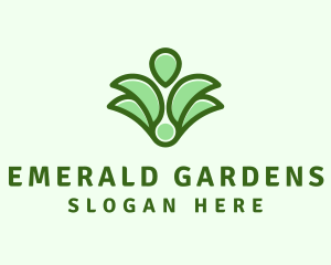 Leaf Spa Therapy Wellness logo design