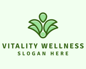 Leaf Spa Therapy Wellness logo design