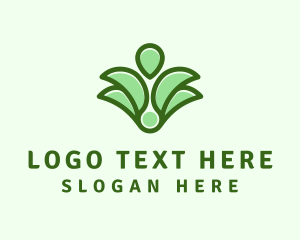 Gardener - Leaf Spa Therapy Wellness logo design