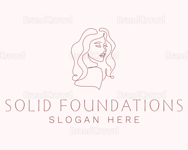 Beauty Woman Salon Logo