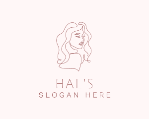 Facial - Beauty Woman Salon logo design