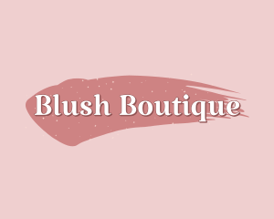 Blush - Feminine Beauty Makeup logo design