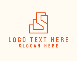 Financial - Modern Architect Letter S logo design