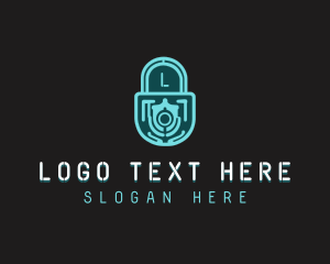 Tech Security Lock Logo