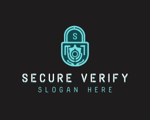 Tech Security Lock logo design