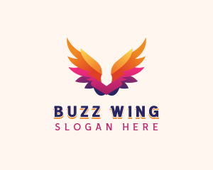 Archangel Holy Wings logo design