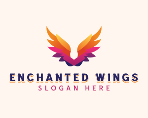 Archangel Holy Wings logo design