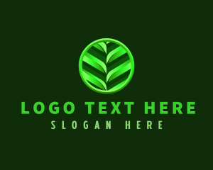 Leaf - Eco Nature Gardening logo design