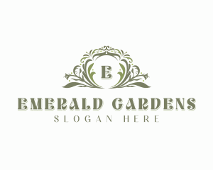 Floral Garden Event logo design